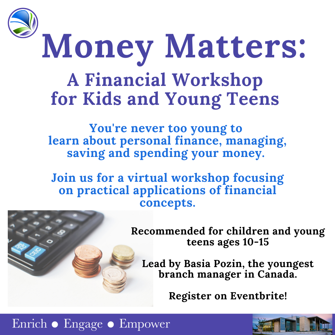 Informational Text about Money Matters workshop