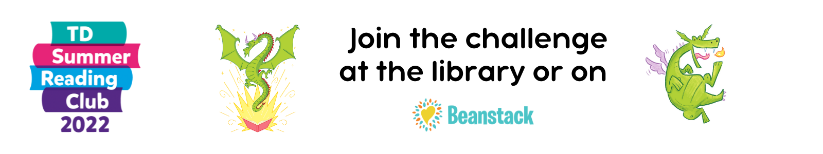 TDSRC Join the Challenge at the library or on Beanstack!
