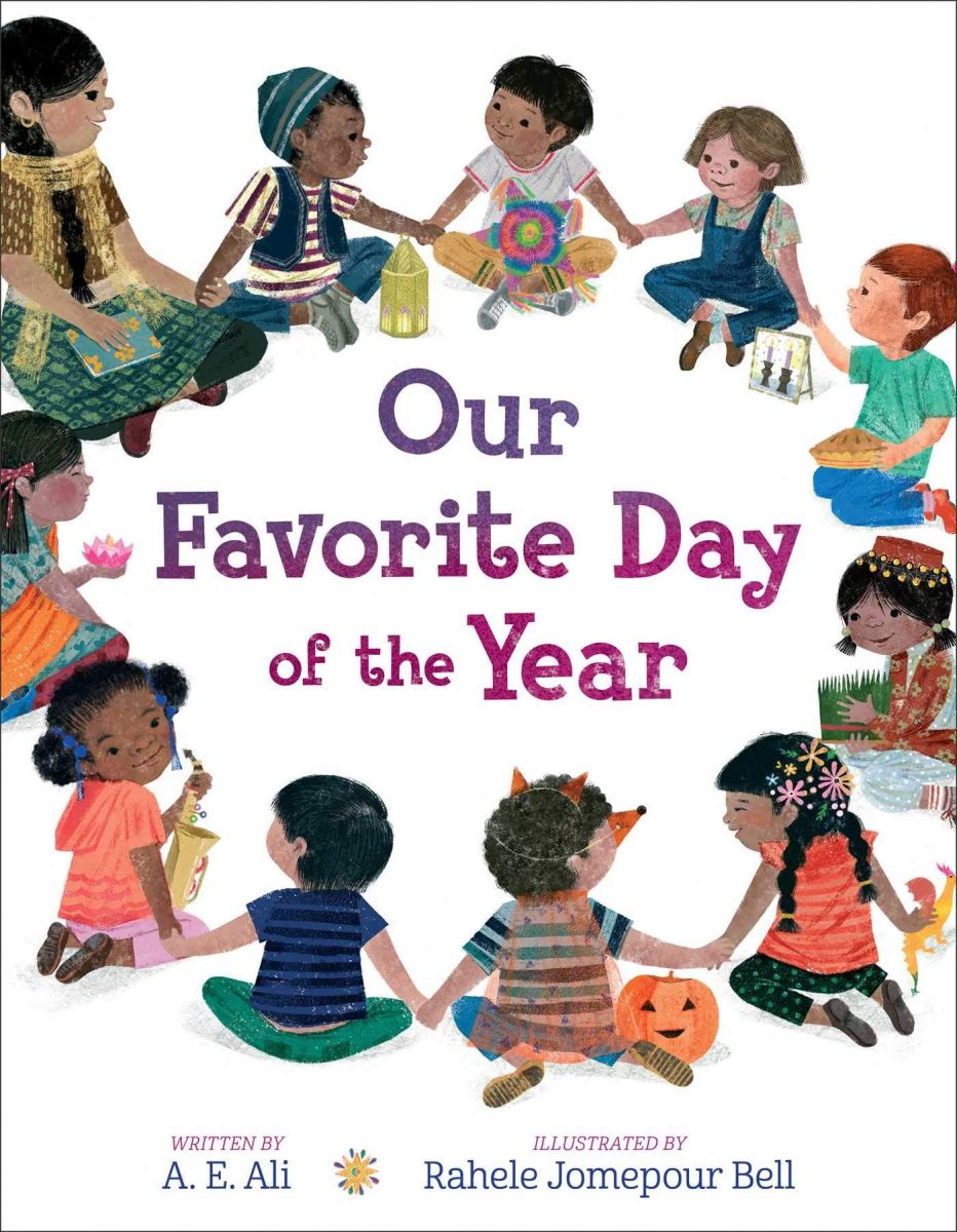 Book cover of Our Favourite Day of the Year -- children sitting in a circle