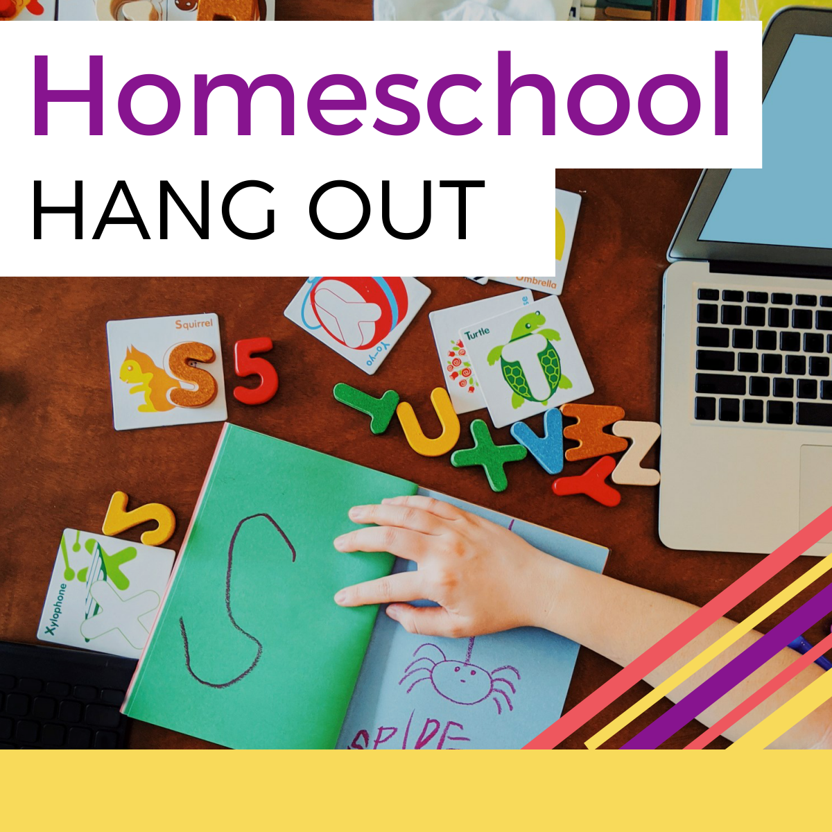 Text reads: Homeschool Hang Out