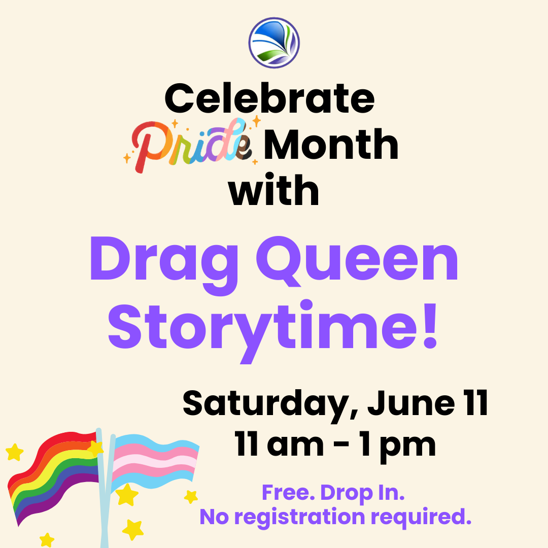 Drag Queen Storytime with Pride Flags
