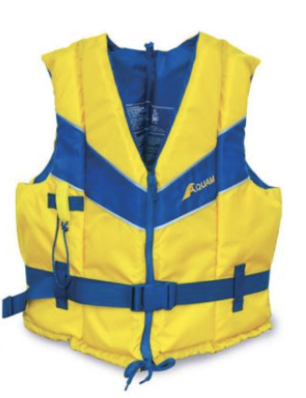 Blue and Yellow Lifejacket