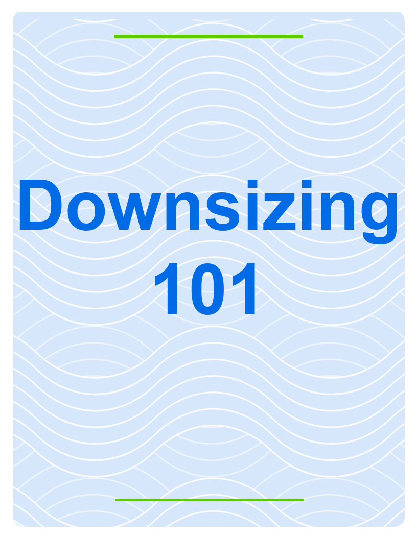 Text reads Downsizing 101