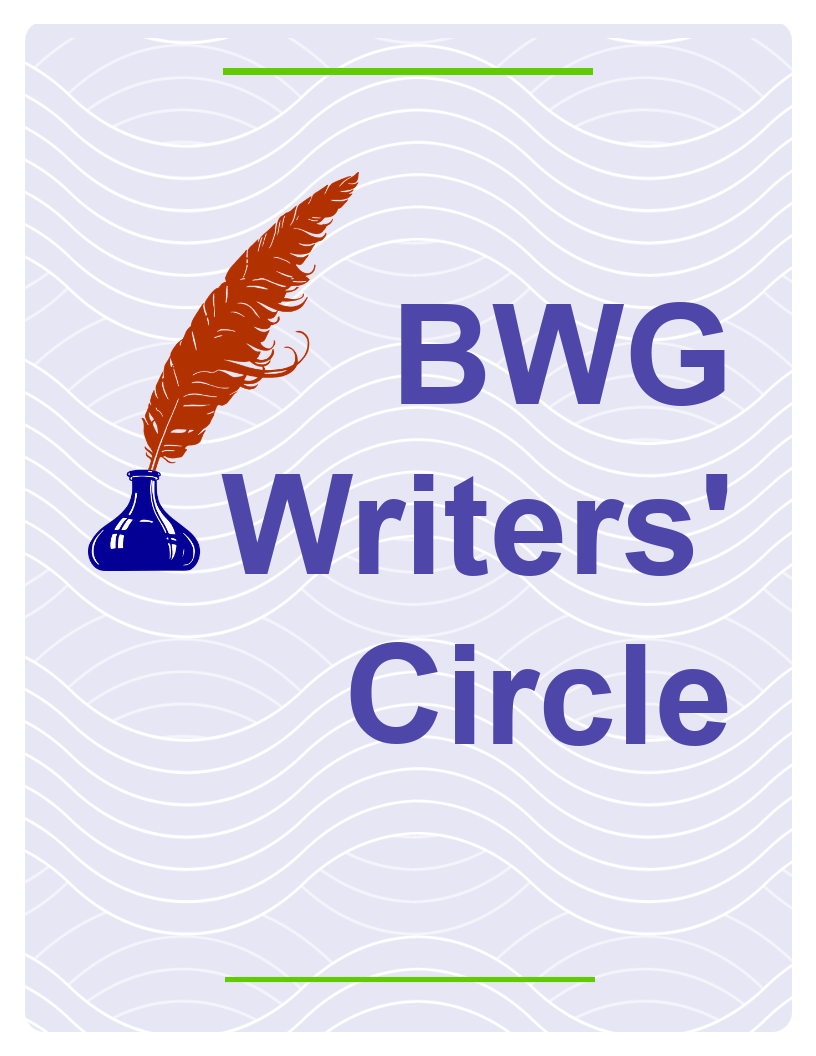 Text reads B.W.G. Writers' Circle