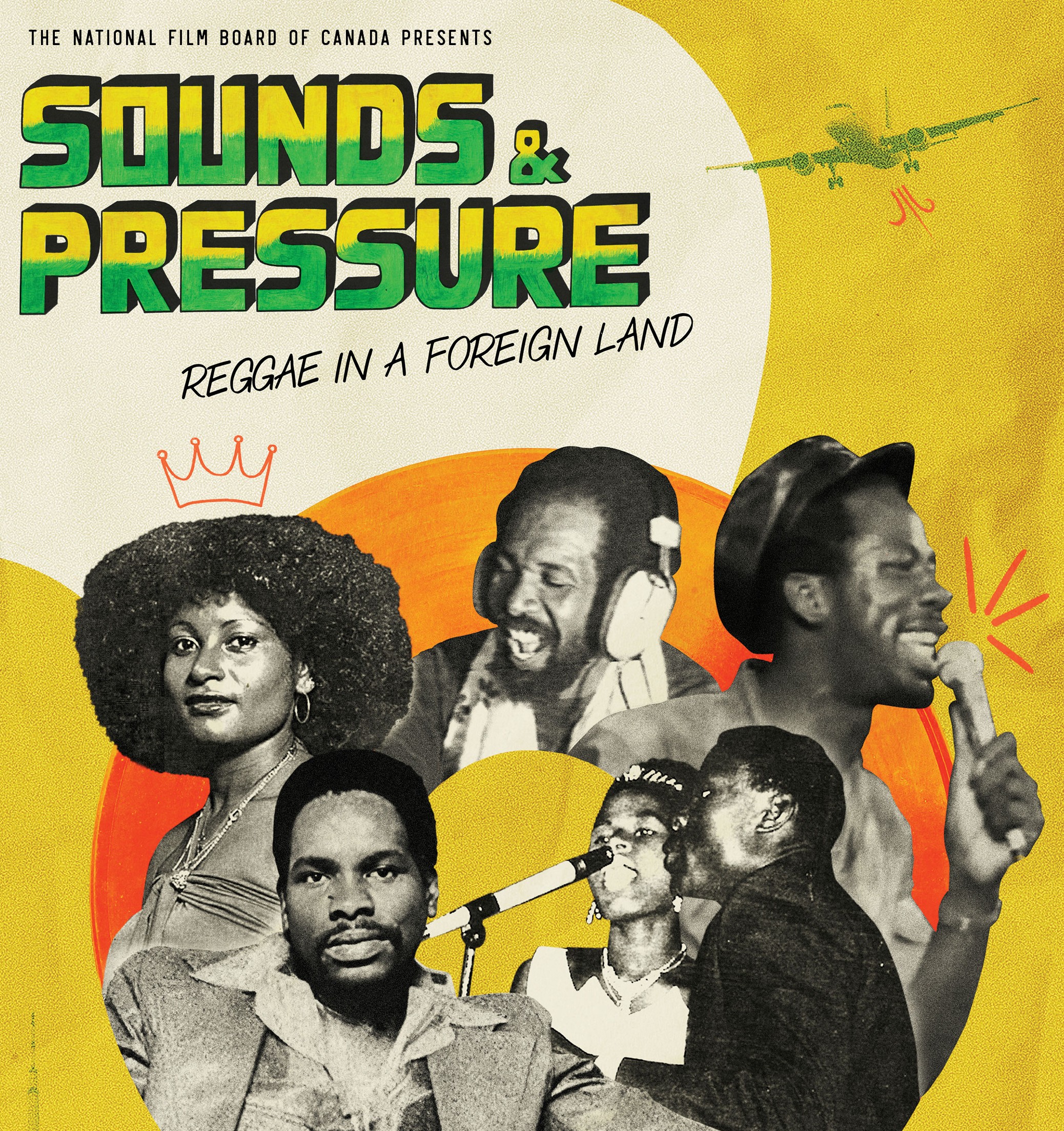 Part of movie poster for the film Sounds & Pressure: Reggae in a Foreign Land