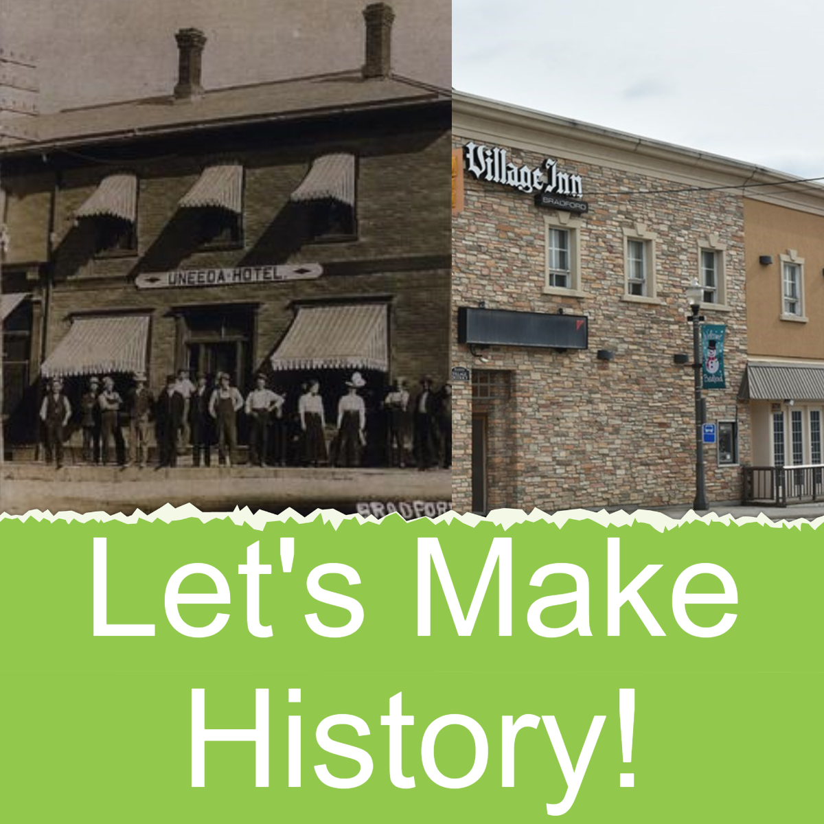 Text reads: Let's Make History!